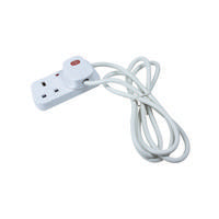 CED 2-Way Extension Lead White