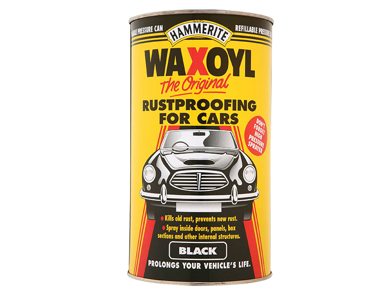 Hammerite 5095886 Waxoyl Black Pressure Can 2.5 Litre