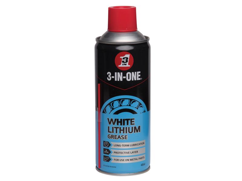 3-IN-ONE� 44620/03 3-IN-ONE White Lithium Spray Grease 400ml