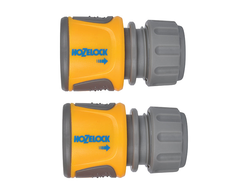 Hozelock 2070 6025 2070 Soft Touch Hose End Connector (Pack 2)