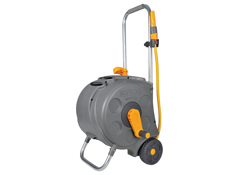 Hozelock 2416R0000 2416 Freestanding Compact Hose Reel + 30m of 12.5mm Hose