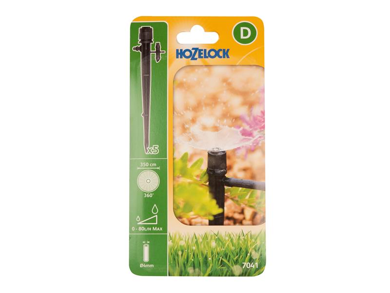Hozelock 7041 0005 7041 Spectrum Adjustable Spray Jet (Pack 5)