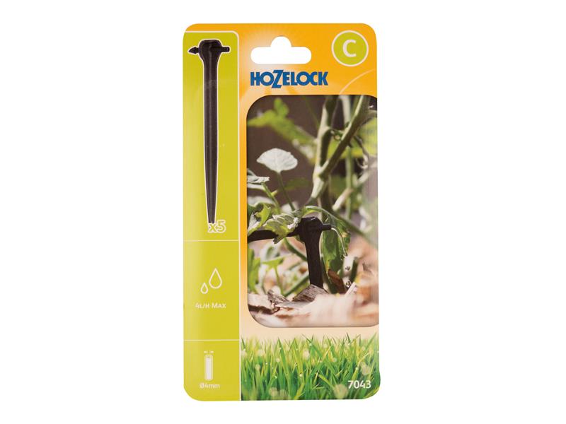 Hozelock 7043 0005 7043 Asta End of Line Dripper Spike (Pack 5)