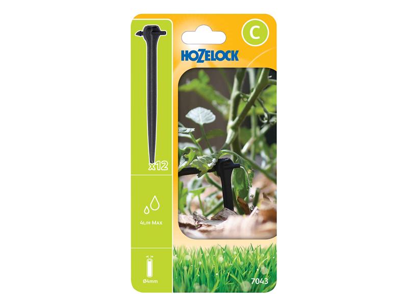 Hozelock 7043 0012 7043 Asta End of Line Dripper Spike (Pack 12)