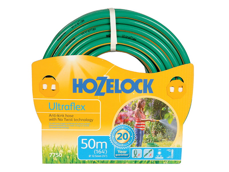 Hozelock 7750P0000 7750 Ultraflex Hose 50m 12.5mm (1/2in) Diameter