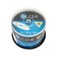HP CD-R 52X 700MB Spindle Pk50
