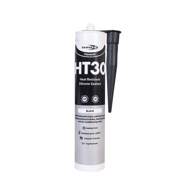 Bond It BDHT30BL - Black Heat Resistant to 300 degrees Silicone Sealant