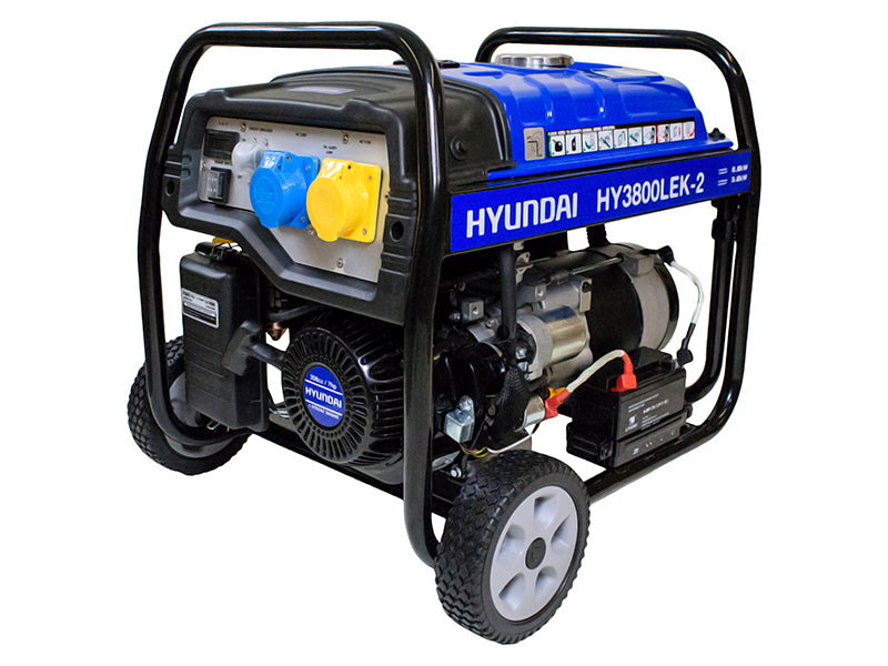Hyundai HY3800LEK-2 3.2kW / 4.0kVA Generator Key Start