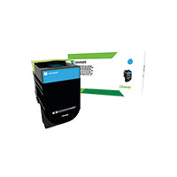 Lexmark Cyan Tnr Cart 1K RP 80C20C0