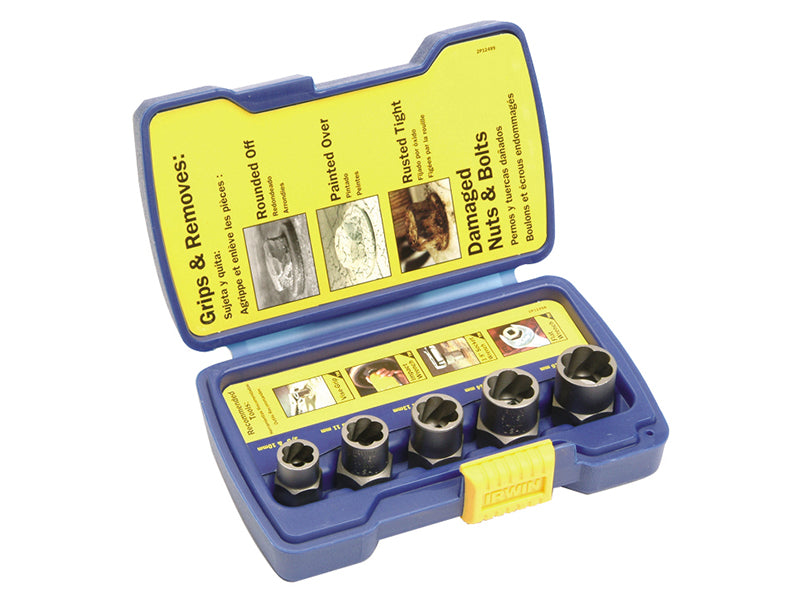 IRWIN� 10504634 Bolt Grip Fastener Remover Base Set, 5 Piece