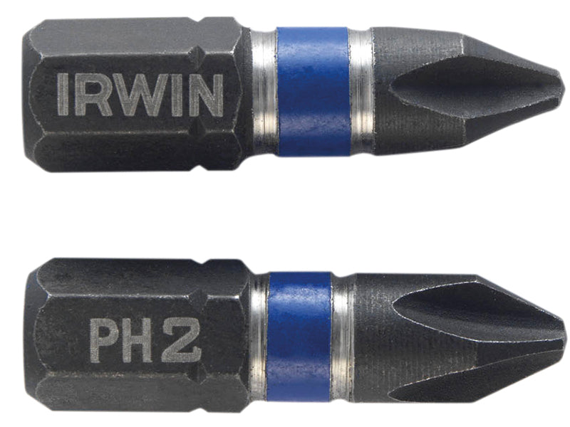 IRWIN� 1923321 Impact Screwdriver Bits Phillips PH2 25mm (Pack 20)