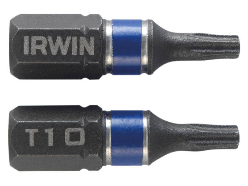 IRWIN� 1923326 Impact Screwdriver Bits TORX TX10 25mm (Pack 2)