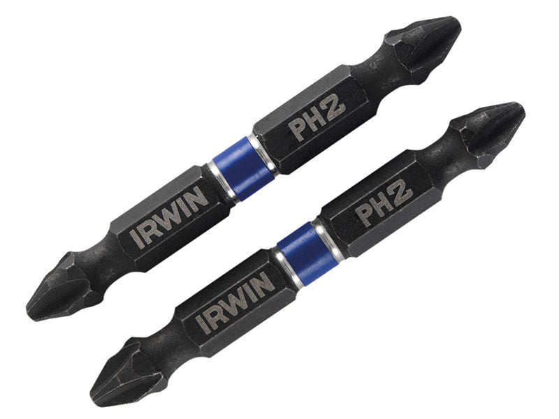 IRWIN� 1923376 Impact Double-Ended Screwdriver Bits Phillips PH2 60mm (Pack 10)