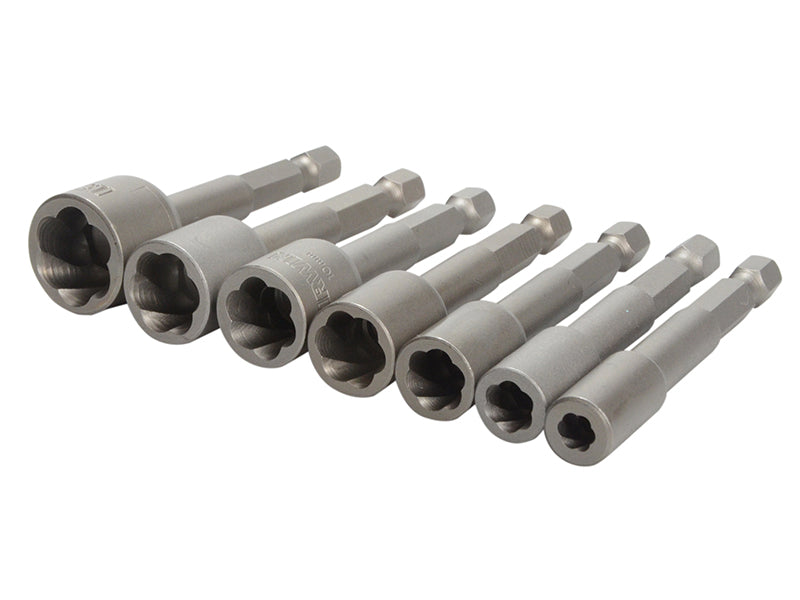 IRWIN� 394100 T394100 Power Grip Screw Extractor Set, 7 Piece