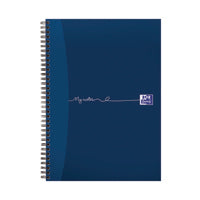 Oxford Ruled WB Card Ntbk A4 Blu Pk5
