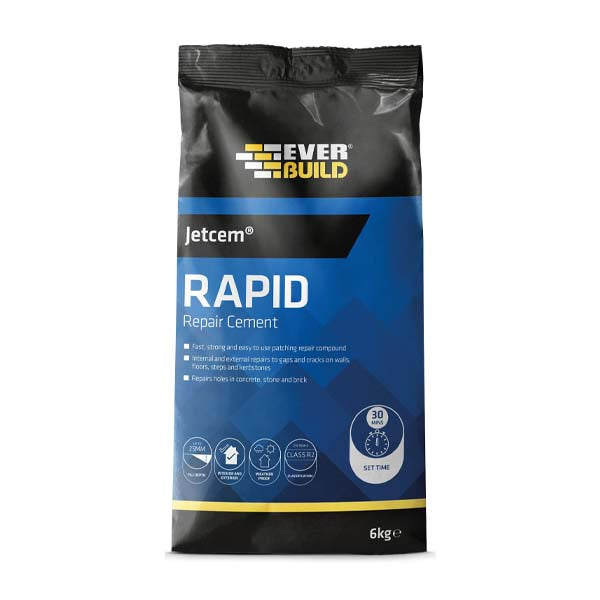 Everbuild Jetcem6 - 6kg Jetcem Premix Rapid Set Cement