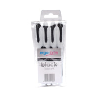 Ergo-Brite Drywipe Marker Blk Pk4