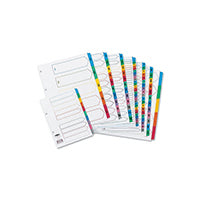 Concord Index 1-50 A4 Multicolour