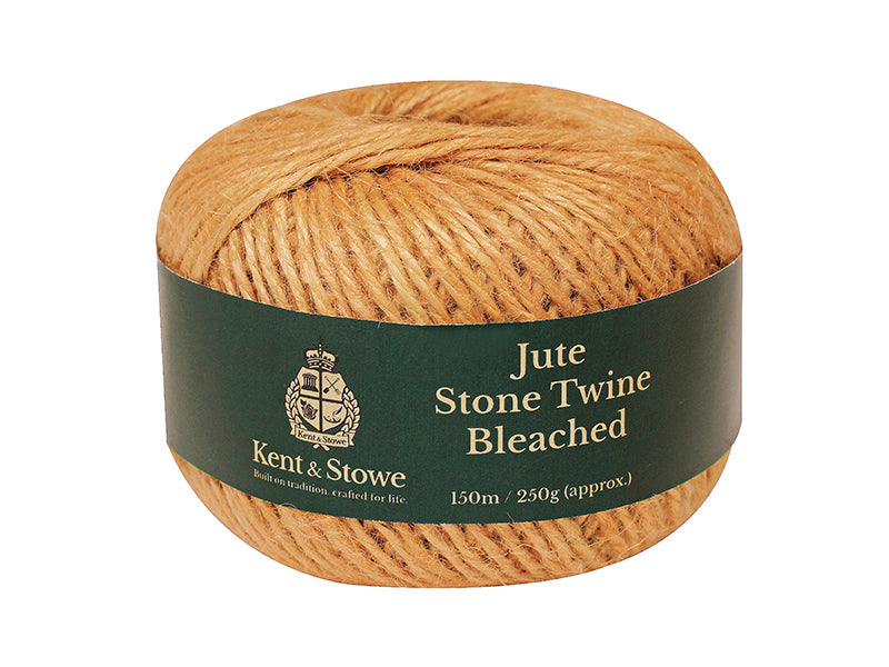 Kent&Stowe 70100830 Jute Twine Bleached Stone 150m (250g)
