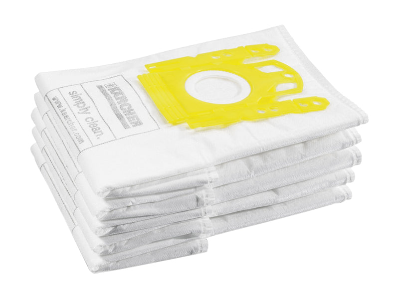 Karcher 6.904.329.0 VC Fleece Vacuum Bags Pack of 5