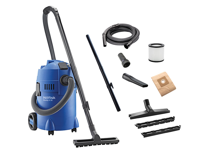 NilfiskAlto(Kew) 18451135 Buddy II Wet & Dry Vacuum with Power Tool Take Off 18 litre 1200W 240V