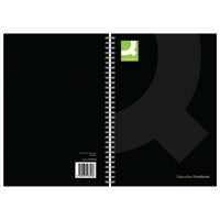 Qconnect Wirebound A5 Hback Blk Pk3