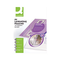 Q-Connect A4 Lamg Pouch 250mc Pk25