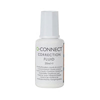 Q-Connect Correction Fluid 20ml Pk10