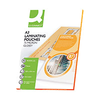 Q-Connect A3 2x75M Lamg Pouch Pk100