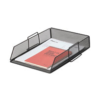 Q-Connect Stackable Letter Tray Blk
