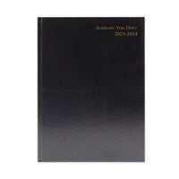 Academic Diary DPP A5 Black 2023-24