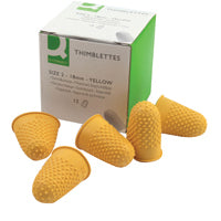 Q-Connect Thimblette No.2 Ylw Pk12
