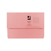 Q-Connect Doc Wlt Fs Pink Pk50