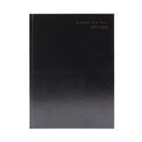 Academic Diary WTV A5 Black 2023-24