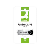 Q-Connect USB 2.0 Swivel 4GB Drive