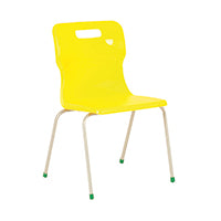 Titan 4 Leg Clsm Chair Yellow