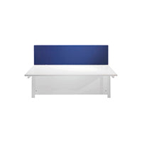Jemini Straight Mtd Desk Screen Blue