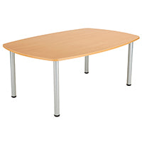 Jemini Boardroom Table Pole Leg Bch