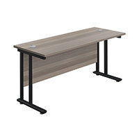 Jemini DU Rec Dsk 1200x600 G/Oak/Blk