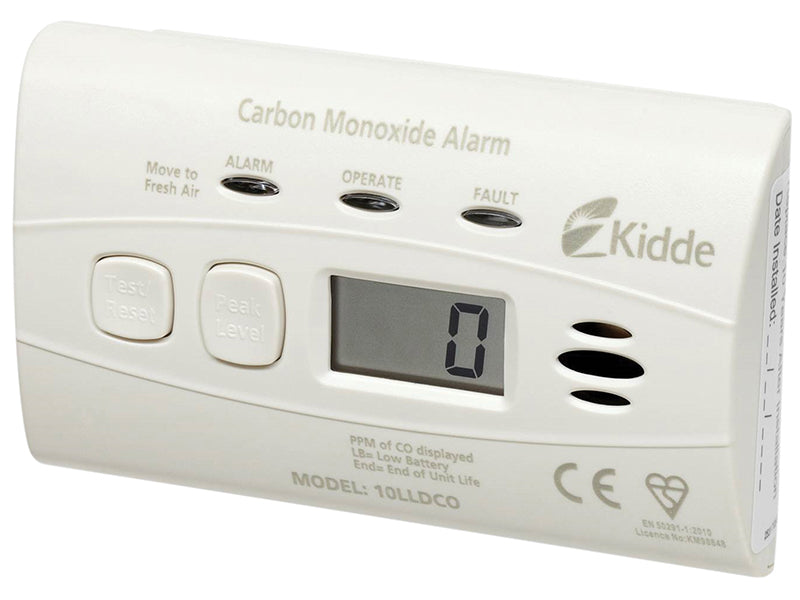 Kidde 10LLDCO 10LLDCO 10 Year Sealed Battery Digital Carbon Monoxide Alarm