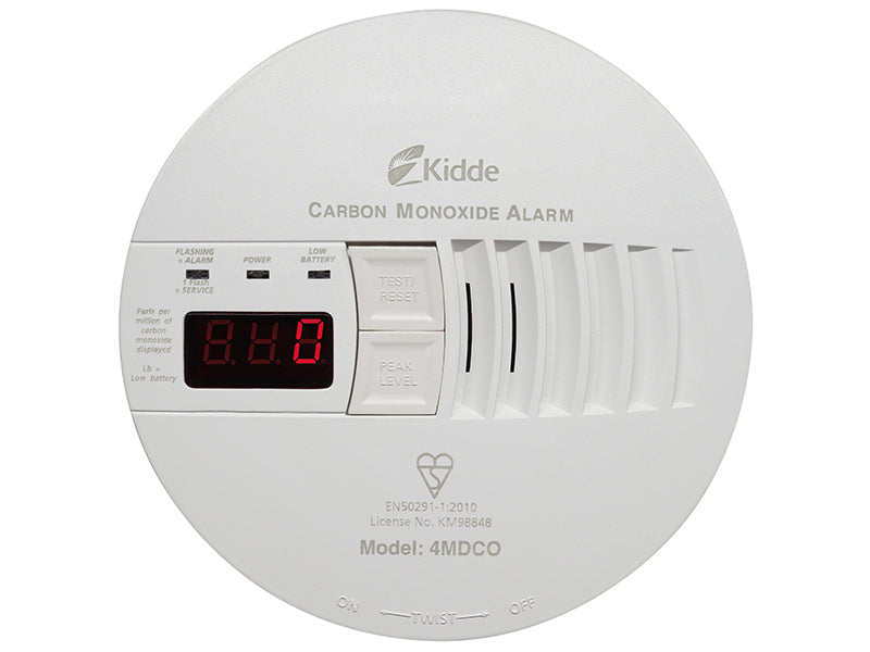 Kidde 4MDCO 4MDCO Professional Mains Digital Carbon Monoxide Alarm 230 Volt