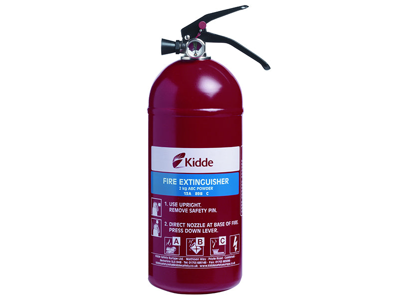 Kidde KSPD2G Fire Extinguisher Multipurpose 2.0kg ABC