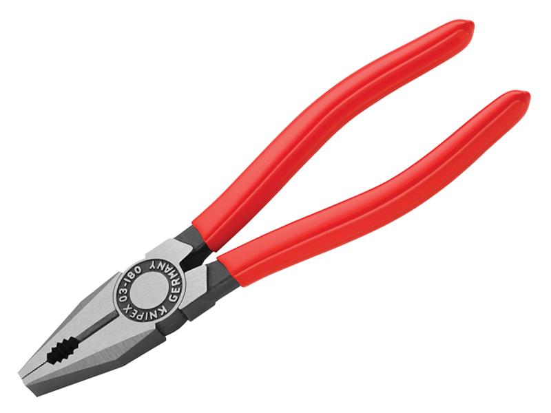Knipex 03 01 180 SB Combination Pliers PVC Grip 180mm (7in)