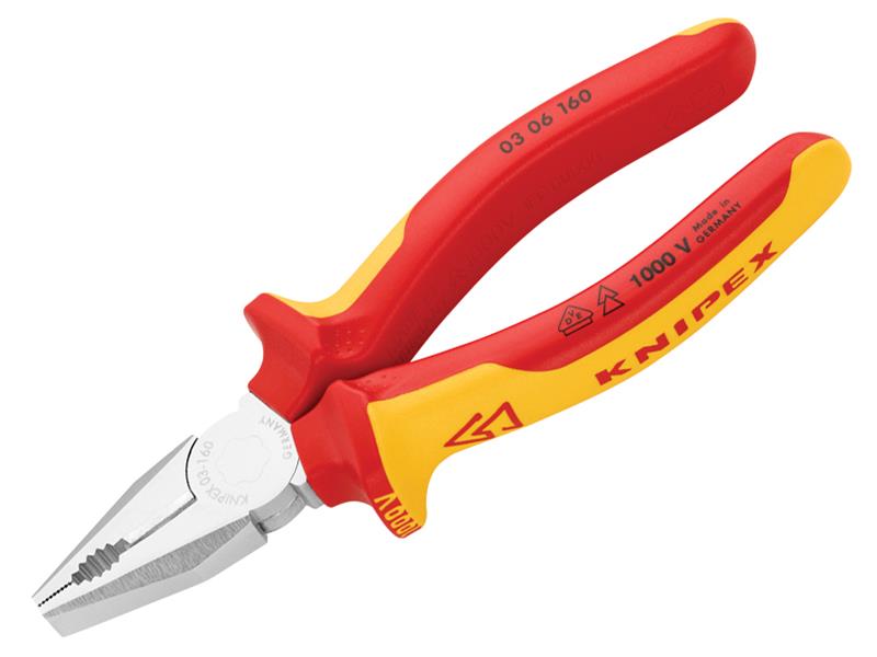 Knipex 03 06 160 SB VDE Combination Pliers 160mm