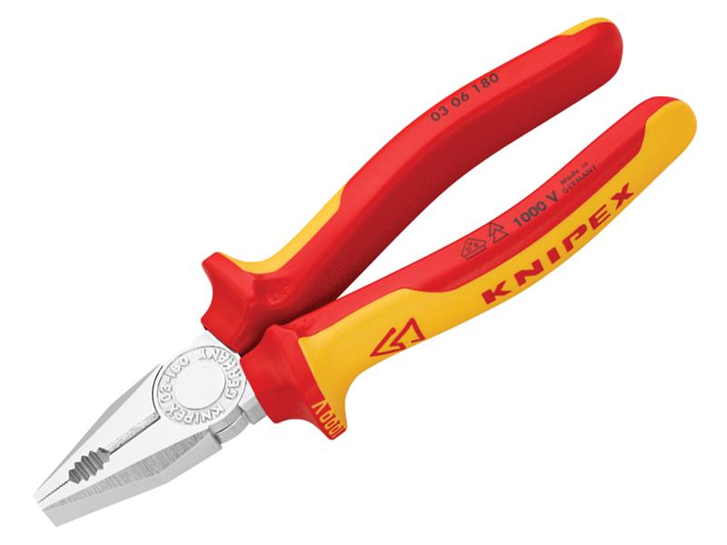 Knipex 03 06 180 SB VDE Combination Pliers 180mm