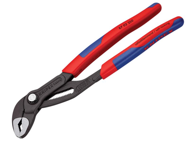 Knipex 87 02 250 SB Cobra� Water Pump Pliers Multi-Component Grip 250mm - 46mm Capacity