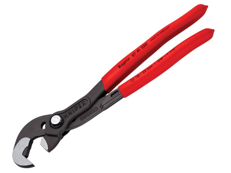 Knipex 87 41 250 SB Multiple Slip Joint Spanner PVC Grip 250mm - 10-32mm Capacity