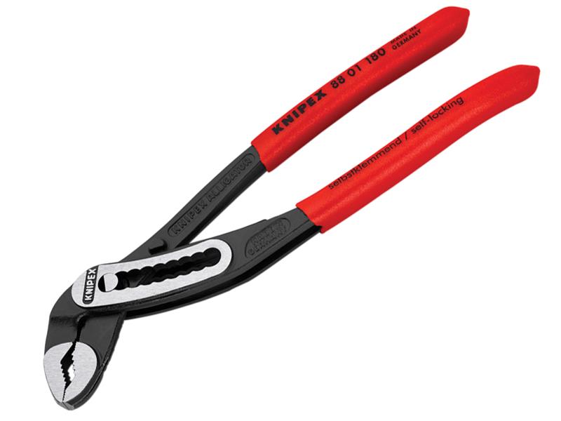 Knipex 88 01 180 SB Alligator� Water Pump Pliers PVC Grip 180mm - 42mm Capacity