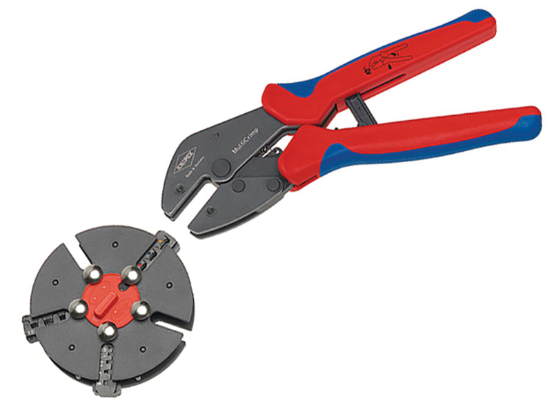 Knipex 97 33 01 Multicrimp® Pliers Set - 3 Quick Change Cartridges