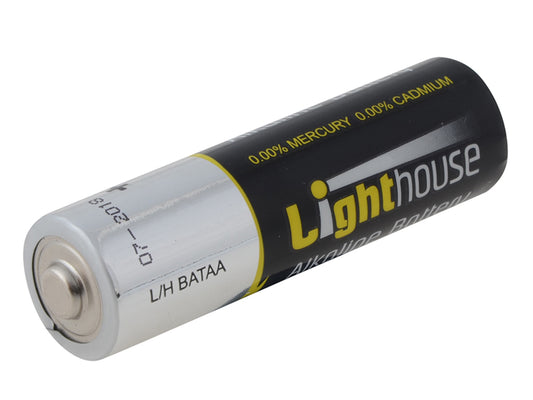 Lighthouse LR6 AA LR6 Alkaline Batteries 2400 mAh (Pack 4)